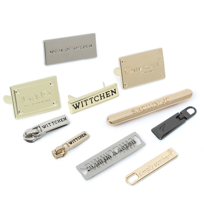 Thẻ hành lý bằng kim loại khắc dấu cá nhân chống trang phục Gunmetal Light Gold
