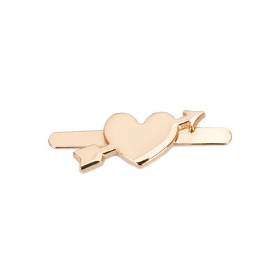 Cupid Heart Arrow Shape Túi xách Khóa Phần cứng Ví Khóa kim loại Trang trí