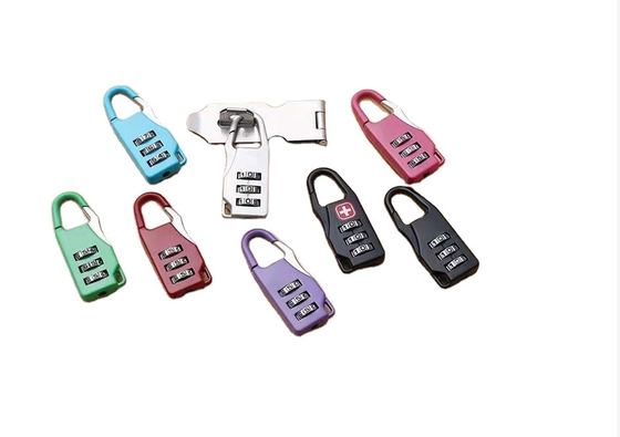 Khóa túi kim loại hợp kim kẽm ODM Ổ khóa kết hợp nhỏ 3 chữ số cho ba lô tập thể dục