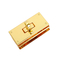 Hình dạng hình chữ nhật Khóa túi xách Phần cứng Phụ kiện khóa túi bằng vàng