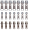 DIY Craft Silver Metal Zipper Sliders Thay thế Chống oxy hóa Chống gỉ Chống gỉ